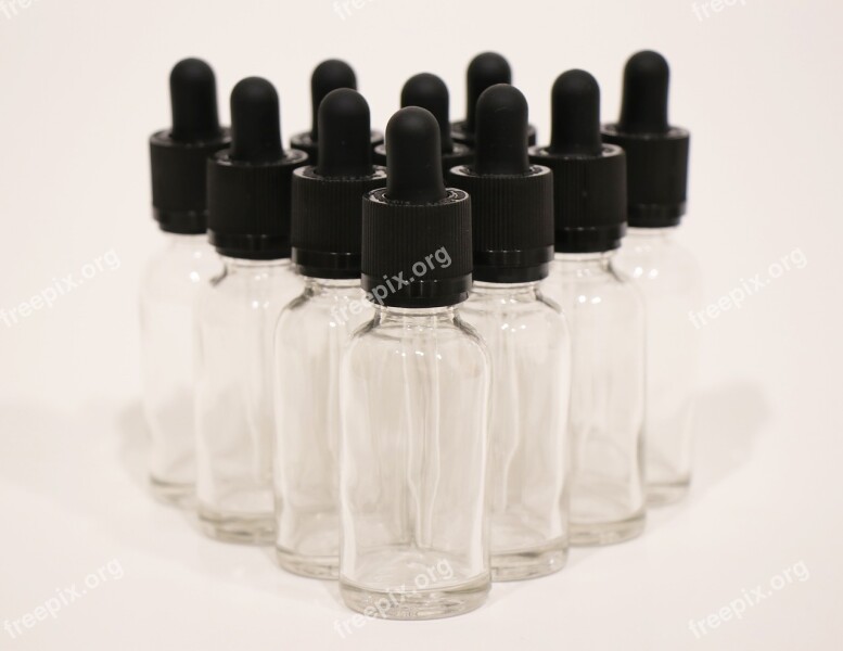 Clear Glass Dropper Bottles Free Photos