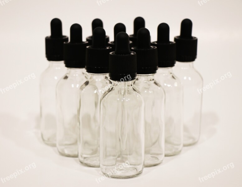 Clear Glass Dropper Bottles Free Photos