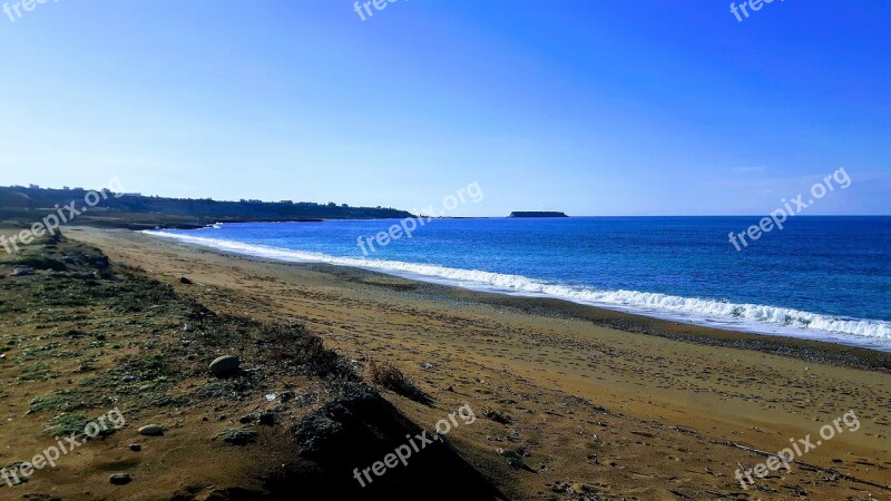 Beach Sand Sea Ocean Summer