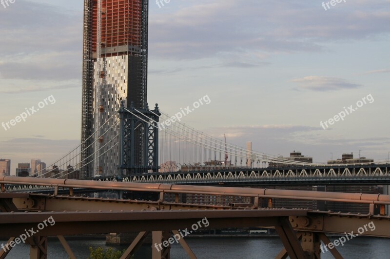 The Brooklyn Bridge New York United States Free Photos