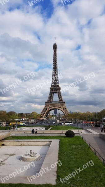 Paris Eiffel France Monument Architecture