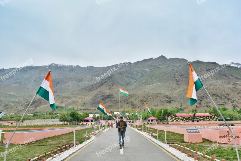 Kargil Kargil War Memorial Kashmir Himalayas Mountains