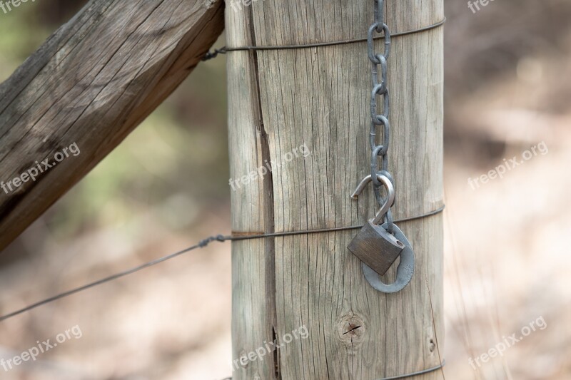 Lock Padlock Chain Security Secure