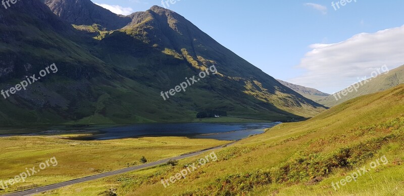 Scotland Nature Landscape Mountains Hill