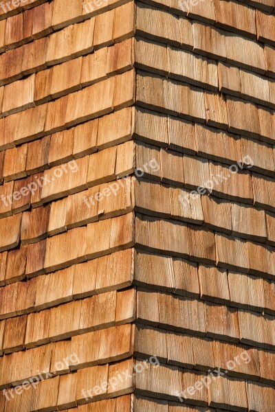 Shingle Wood Shingles Facade Facade Cladding Free Photos