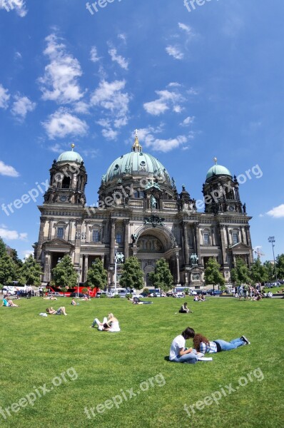 Berlin Cathedral Architecture Summer Vacation