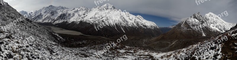 Langtang Mountains Himalayas Langtang National Park Nepal