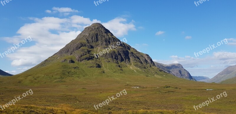 Scotland Nature Landscape Mountains Hill