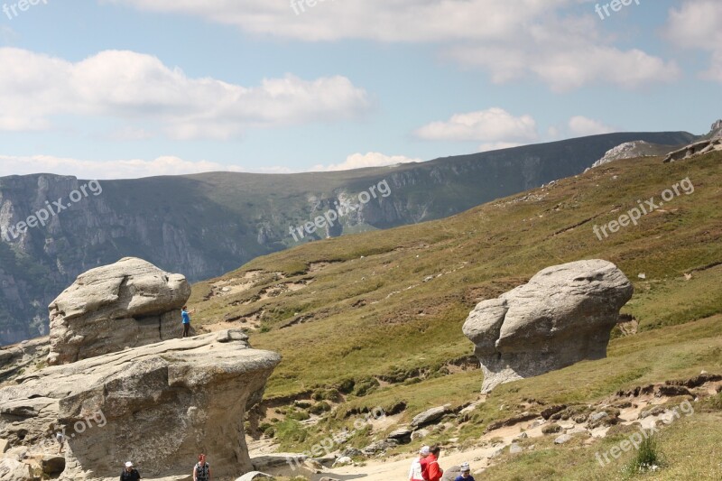 Landscape Summer Stone Babele Mountain