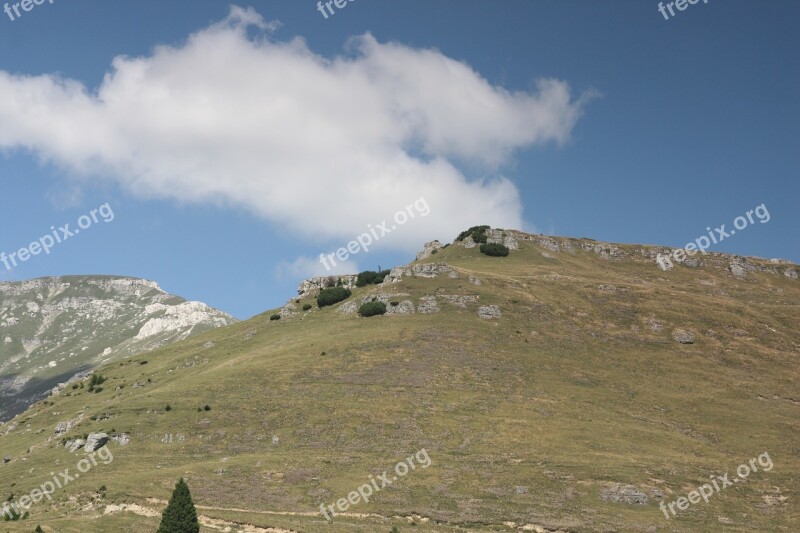 Landscape Summer Stone Babele Mountain