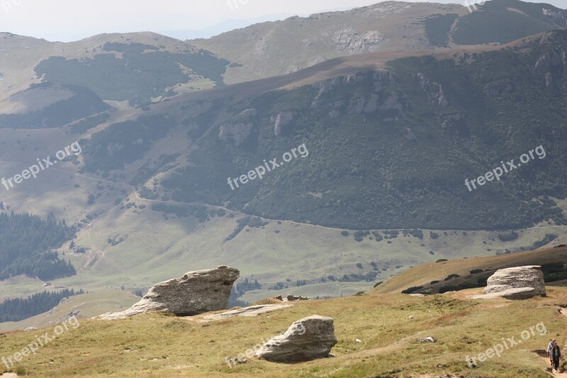 Landscape Summer Stone Babele Mountain