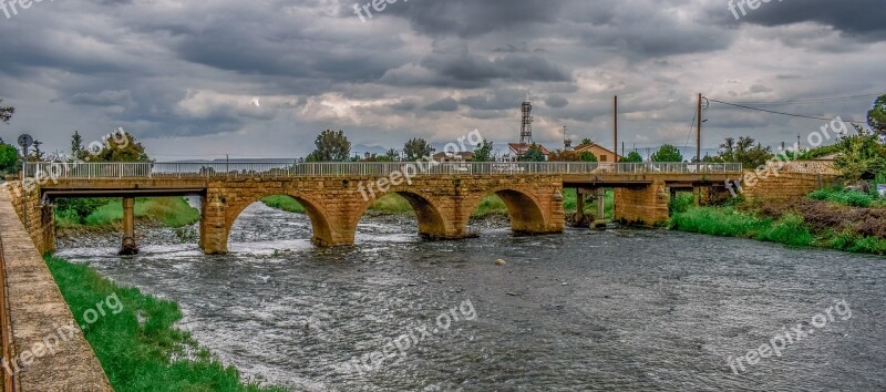 Bridge Old Stone River Architecture