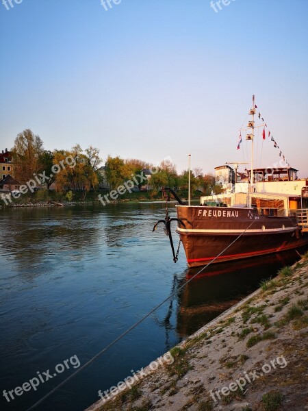 River Danube Ship Boat Germany