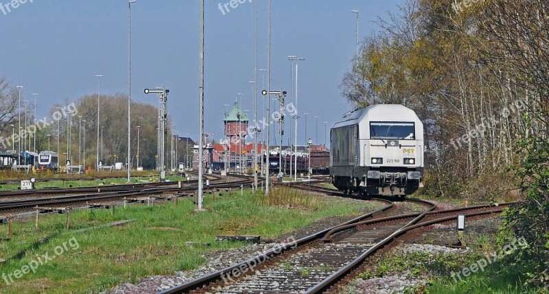 Cuxhaven Hbf Tracks Signal Systems Mechanically