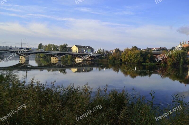 River Bridge Architecture City Water