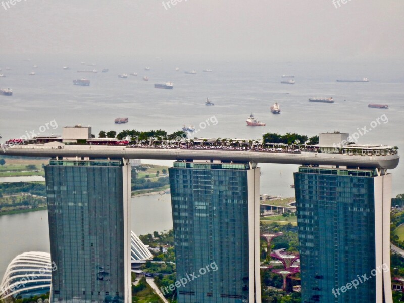 Singapore Marina Bay Suns Sight Seeing Trading Bay