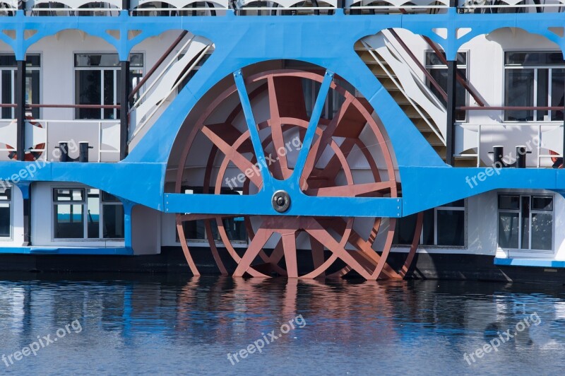 Paddle Wheel Paddle Steamer Paddle Steamers Retro Water