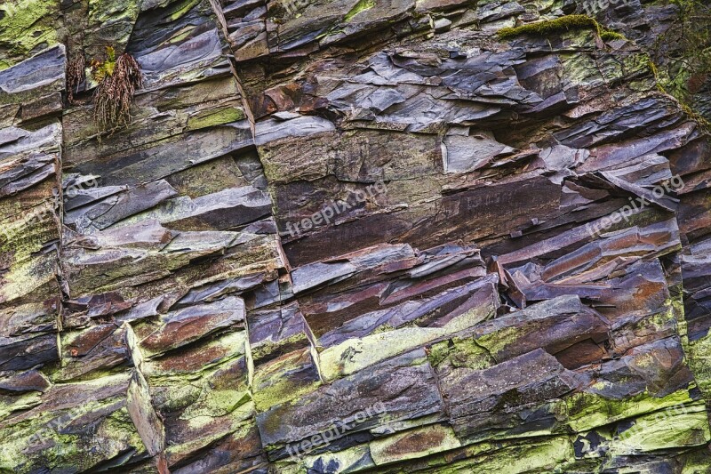 Slate Rock Texture Pattern Nature