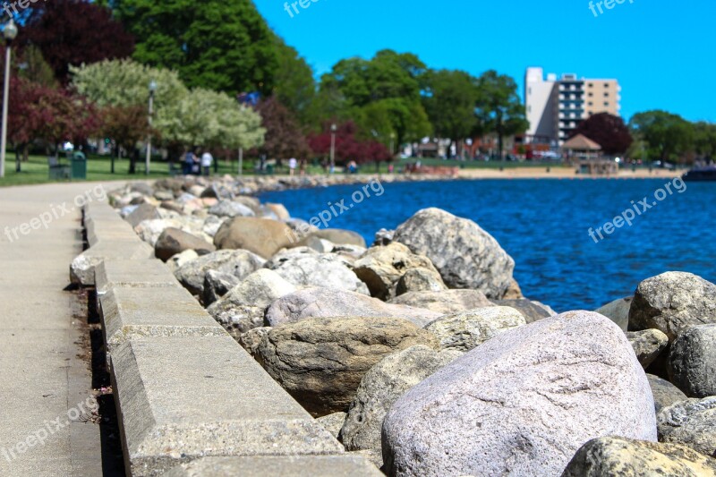 Rock Rocks Landscape Nature Beach