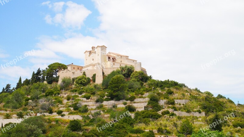 Arta Church Castle Fortress Mallorca