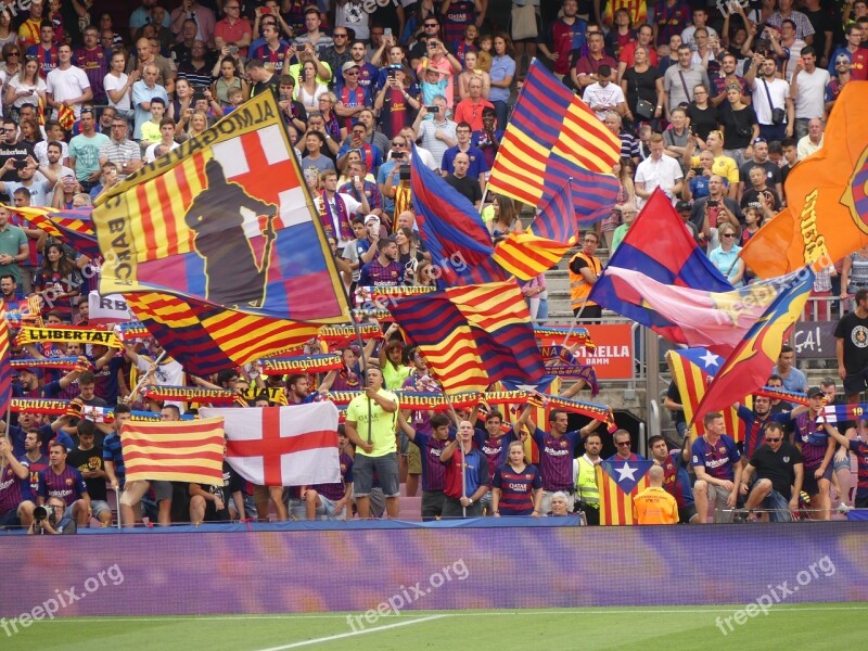 Football Stadium Fans Barcelona Arena