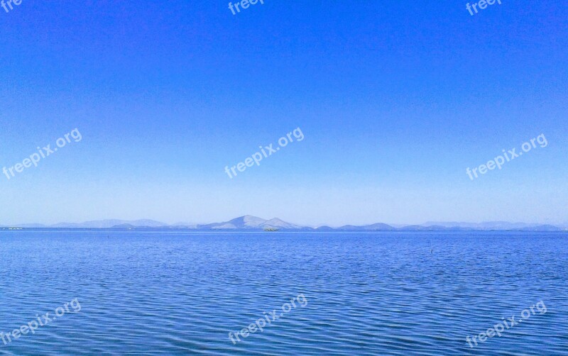 Sky Mar Landscape Waves Blue