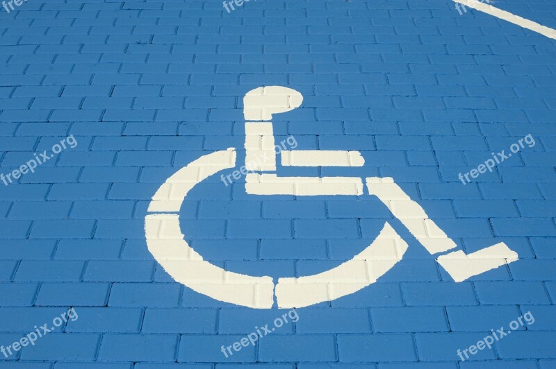 Parking Disabled Disability Wheelchair Sign