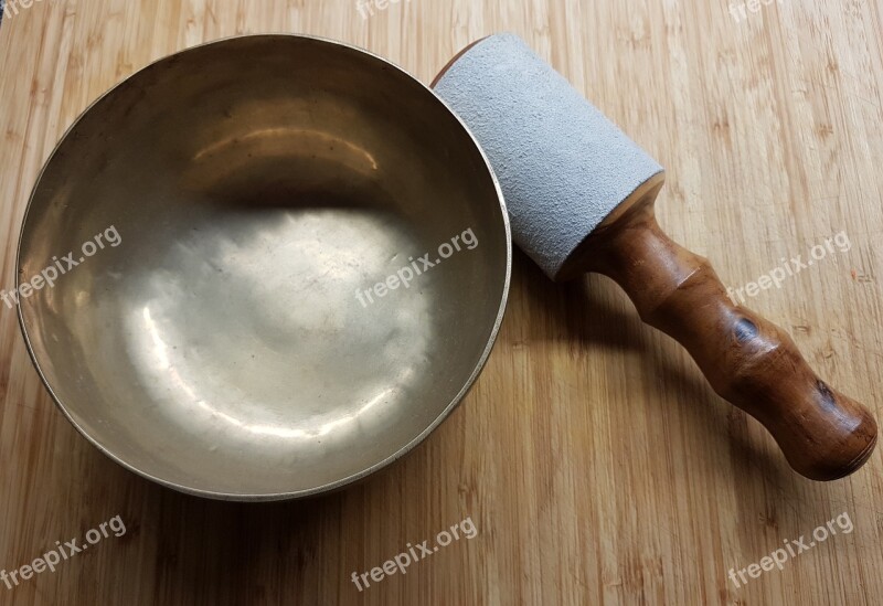 Singing Bowl Brass Relaxation Sound Bowls Set Esoteric