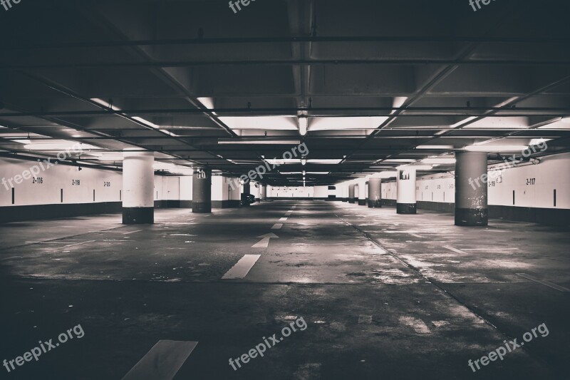 Architecture Multi Storey Car Park Building Parking Level Garage