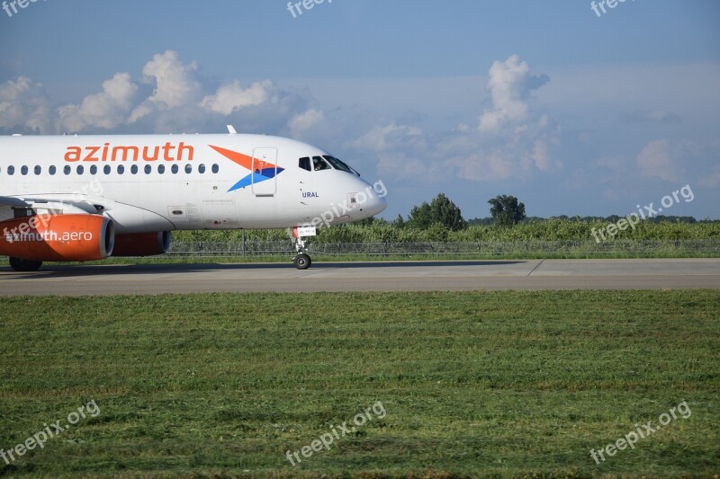 The Plane Airport Takeoff Landing Plane