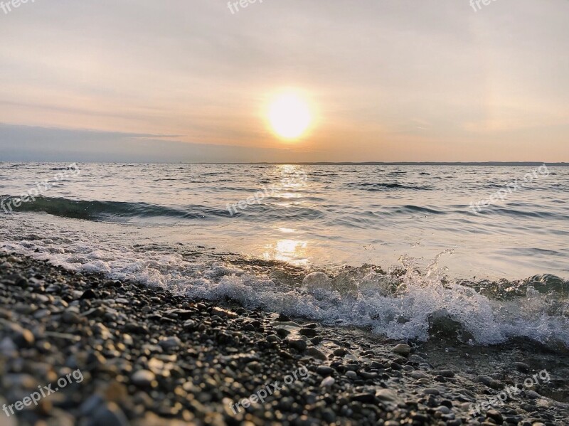 Sunrise Beach Water Lake Shore