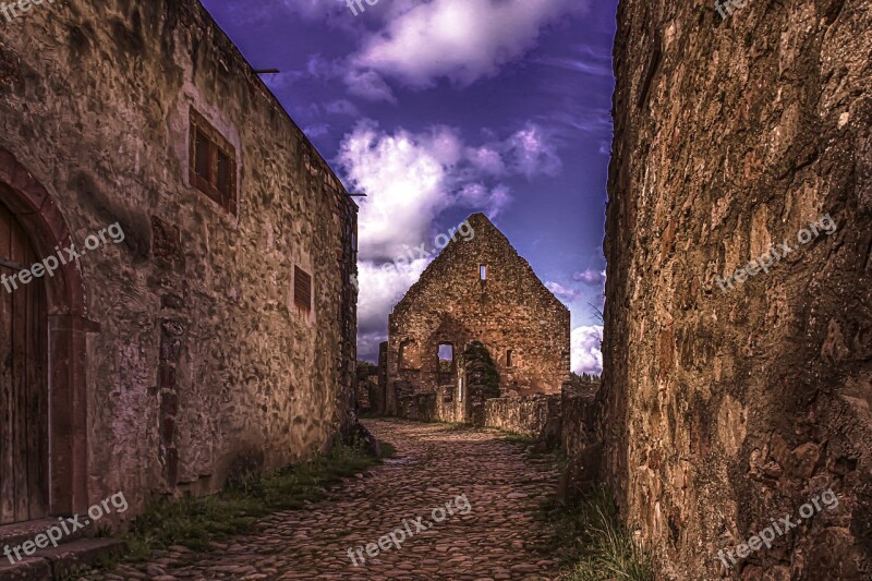 Castle Old Masonry Architecture Historically