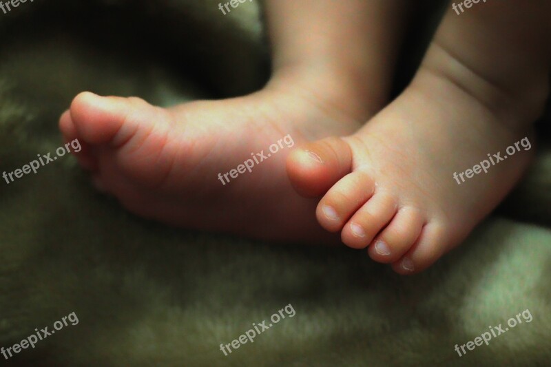 Feet Bebe Child Newborn Small