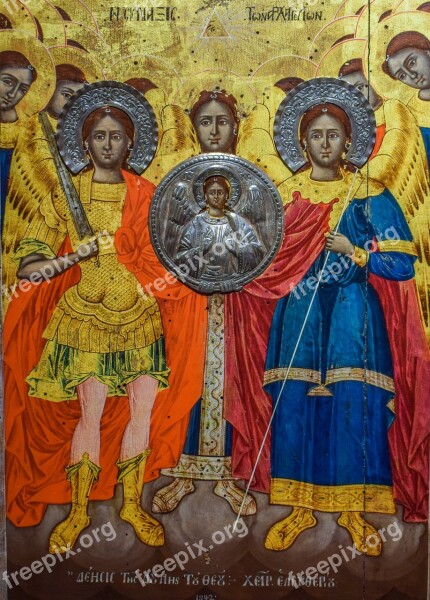 Assembly Of Archangels Synaxis Icon Religion Christianity