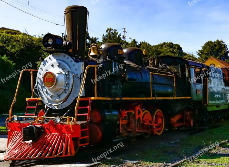 Locomotive Train Machine Steam Traction