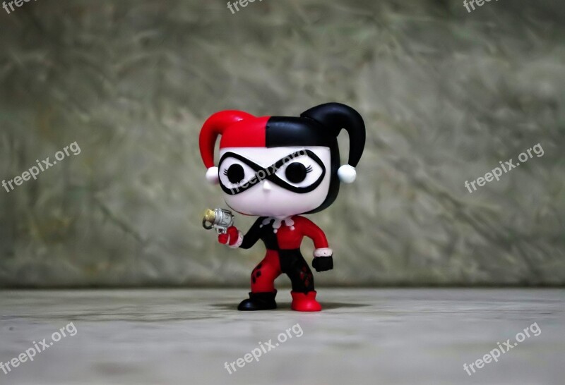 Harley Quinn Joker Clown Action Toy