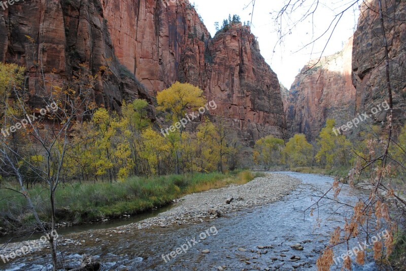 St George Zion National Park Utah River