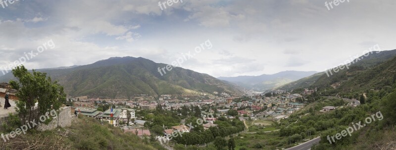 Panorama Mountain Landscape Mountains Nature