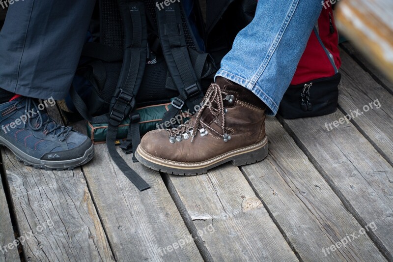 Rest Hiking Hike Break Alpine Boots