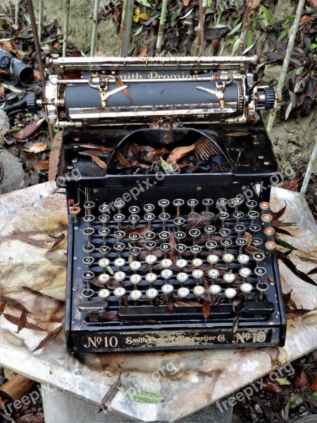 Typewriter Antique Retro Write Old