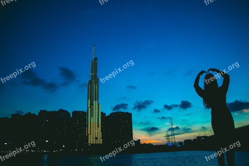 Ball Girl Backlit The City Wave