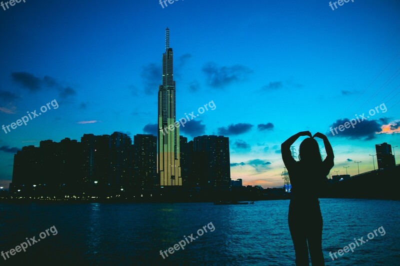 Ball Girl Backlit The City Wave