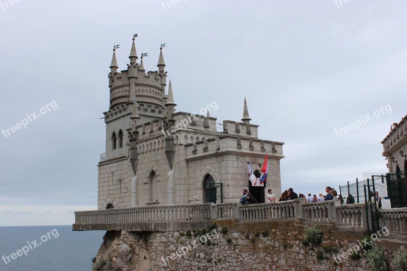 Yalta Crimea Russia Sea Castle