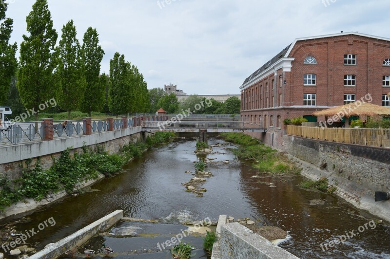 Gronau River Water Bridge Stone