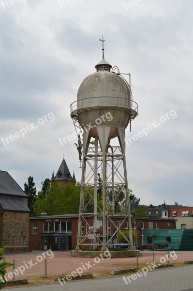 Water Tower Gronau Sky Steel Industry