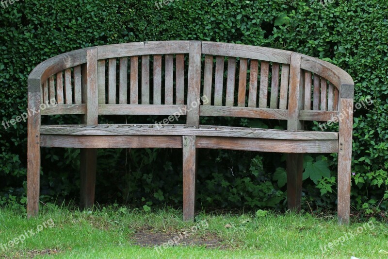 Bench Wood Teak Seat Sit