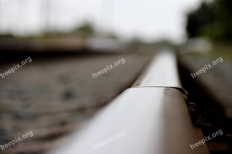 Rails Railway Macro Train Transport