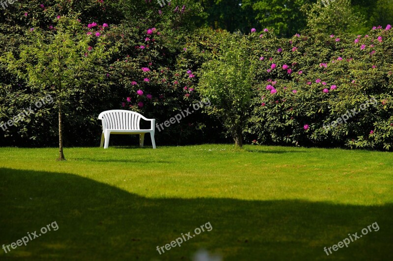 Garden Bench Relaxation Oasis Of Peace Sit