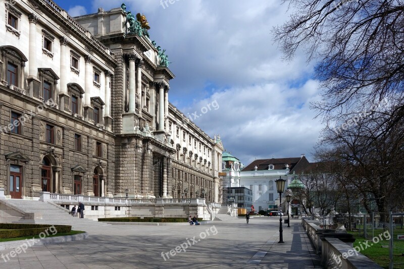 Vienna Austria Hofburg Garden Architecture