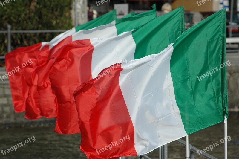 Italian Flag Flag Italy Green Tricolor